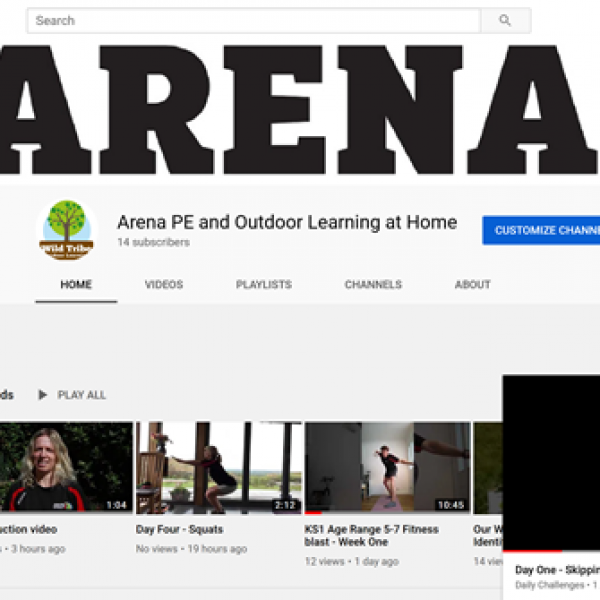 Arena PE and Outdoor Learning at Home